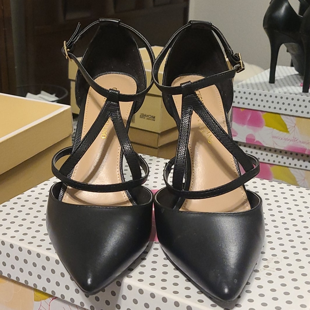 Black heels